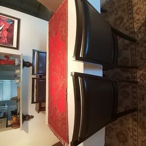 Beautiful red wool scarf